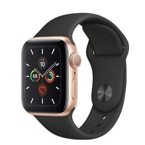 Buy Apple Watch Series 5, GPS+Cellular 44mm Black Aluminum ...